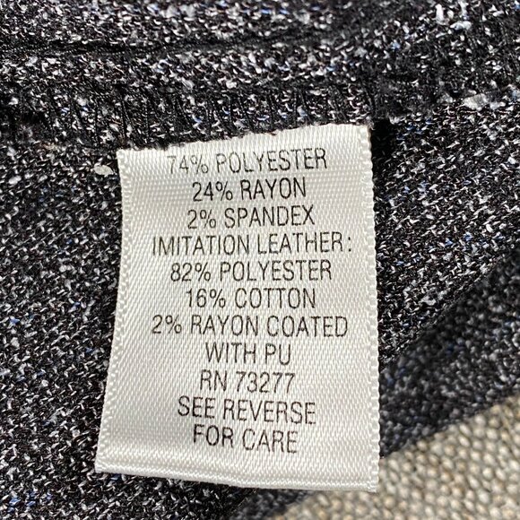 Dana Buchman Dress Pants Women's 8 Flat Front Mid Rise Gray - Picture 11 of 14